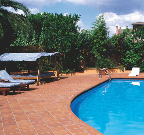 Carrelage en terracotta - ROSATO NATURA - COTTO FURNO' - mat / d'extérieur / pour plage de piscine