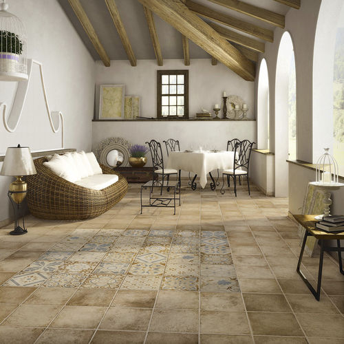 Carrelage en grès cérame - TERRE TOSCANE - COTTO TUSCANIA - d'intérieur / d'extérieur / de sol