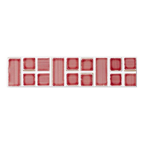 Mosaïque en céramique - FRIVOLIT&Eacute; - PENNELLATO ROSA - DE MAIO FRANCESCO - d'intérieur / murale / rectangulaire