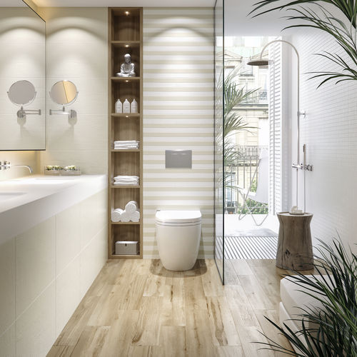 Carrelage en grès cérame - MUNDI - DOMINO - poli / de cuisine / de salle de bain