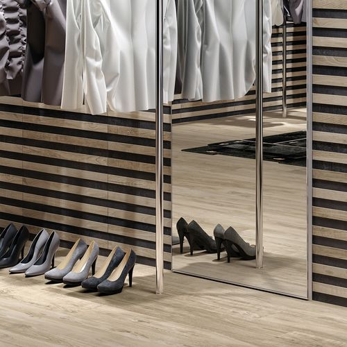 Carrelage en céramique - LODGE - DOMINO - poli / d'intérieur / de salon