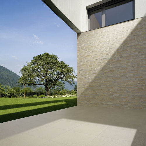 Carrelage en grès cérame - FRAGAS - DOMINO - à relief / d'extérieur / mural