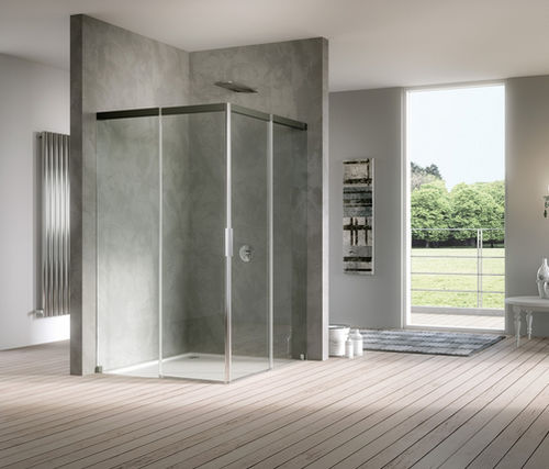 Paroi de douche coulissante - ACQUA 5000: XE 2 - DUKA - d'angle