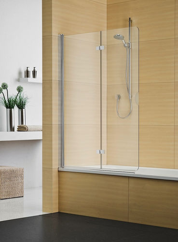 Pare-baignoire pliant - MULTI-S 4000: GBFP L - DUKA - en verre trempé / encadré