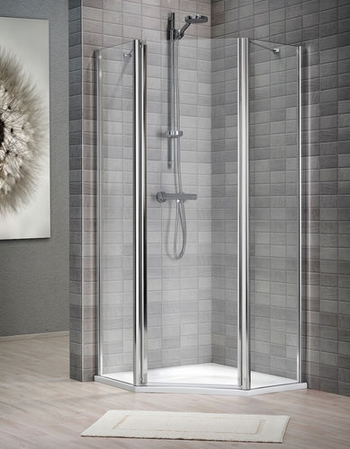 Paroi de douche battante - VELA 2000: V6FSL - DUKA - d'angle