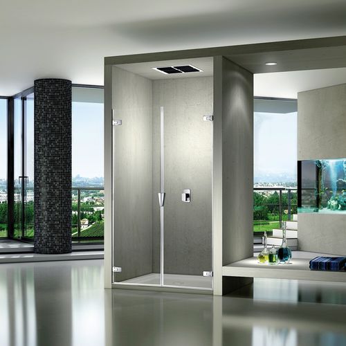 Paroi de douche battante - PURA 5000: P-PTN - DUKA - en niche