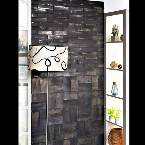 Carrelage en céramique émaillée - ECO CERAMICA - d'intérieur / mural / rectangulaire