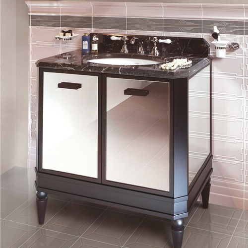 Meuble vasque à poser - PLUTON - ETRURIA - en bois laqué / en marbre / classique