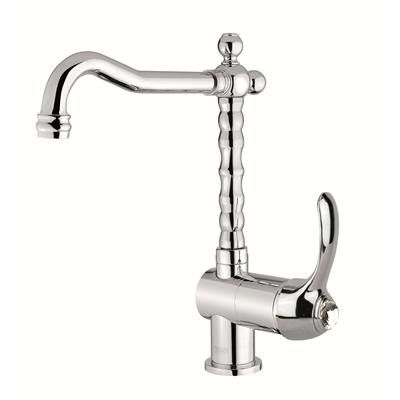 Mitigeur à poser - 84 CR 5414 - FIORE RUBINETTERIE - en métal chromé / en cristal Swarovski® / de cuisine