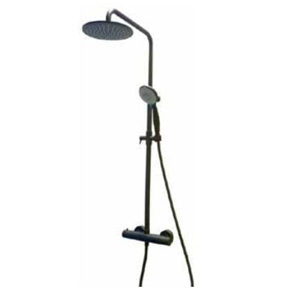 Colonne de douche thermostatique - 44NN0932 - FIORE RUBINETTERIE - noire / murale / contemporaine