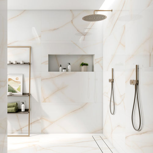 Carrelage en céramique émaillée - VILU  - GEOTILES - brillant / d'intérieur / de salle de bain
