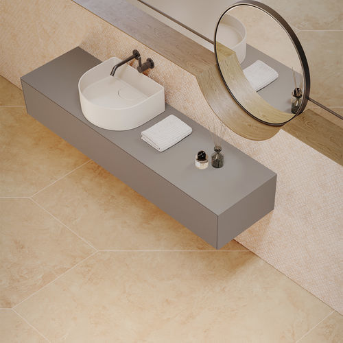 Carrelage en grès cérame - AROMAS - GIGACER - d'intérieur / de salle de bain / de salon