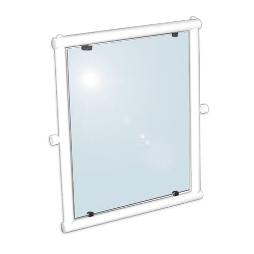 Miroir de salle de bain mural - Aluminium Nylon - GOMAN - pour hôtel / pour EHPAD / pour maison de retraite