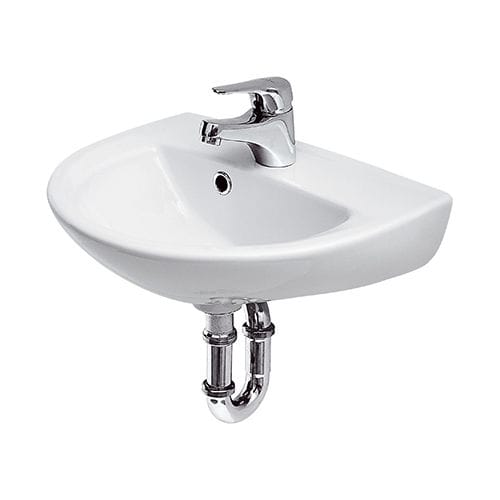 Lavabo suspendu - PRESIDENT - GOMAN - en céramique / simple / demi-lune