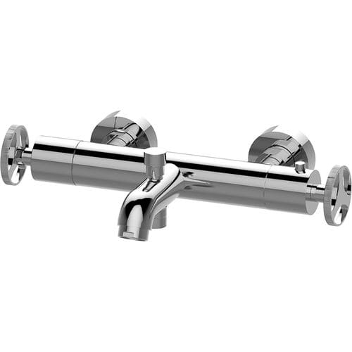 Mélangeur pour baignoire - EX-6185-C19T - GRAFF - mural / thermostatique / en métal chromé