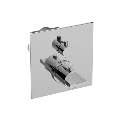 Mitigeur de douche - E-18042-C14E-T - GRAFF - à encastrer / thermostatique / en métal chromé