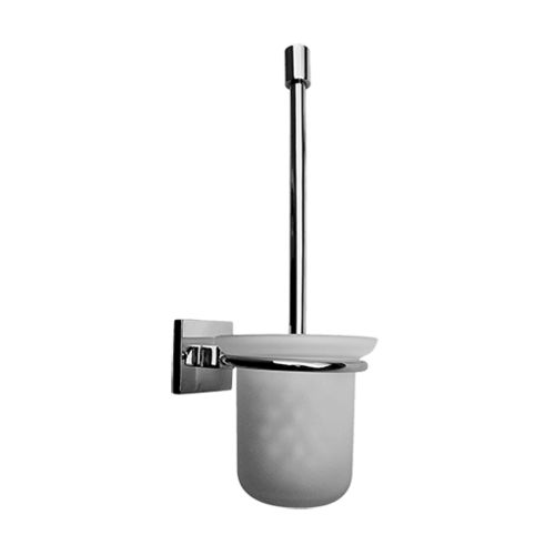 Brosse de toilettes en métal chromé - E-9149 - GRAFF - murale / satinée