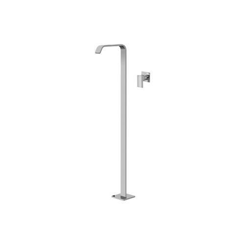 Mitigeur de vasque - E-3615-LM36W-T - GRAFF - au sol / en métal chromé / 2 trous