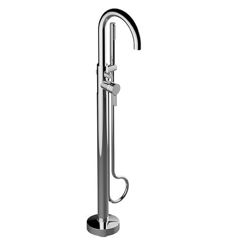 Mitigeur pour baignoire - E-1752-LM46N-T - GRAFF - au sol / en métal chromé / 1 trou