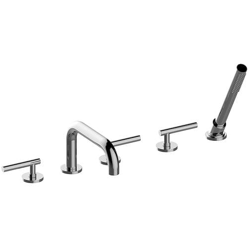 Mélangeur pour baignoire - E-6751-LM62B - GRAFF - à poser / en métal chromé / de salle de bain