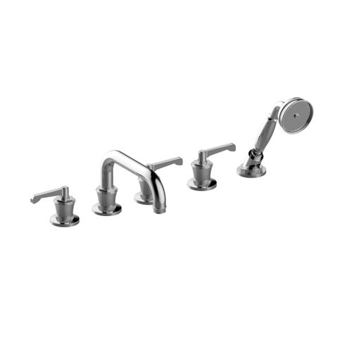 Mélangeur de douche - E-11651-LM60B - GRAFF - de baignoire / à poser / en métal chromé