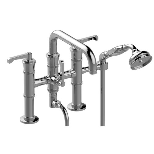 Mélangeur de baignoire - E-11659-LM60B - GRAFF - à poser / en métal chromé / de salle de bain