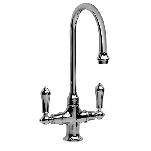 Mélangeur à poser - E-5250-LM4 - GRAFF - en métal chromé / en nickel / de cuisine