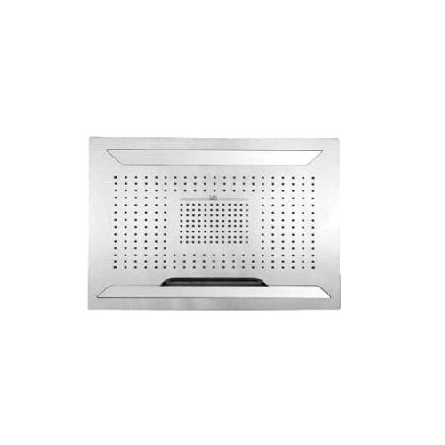 Pommeau de douche encastrable au plafond - E-8220 - GRAFF - rectangulaire / pluie / cascade