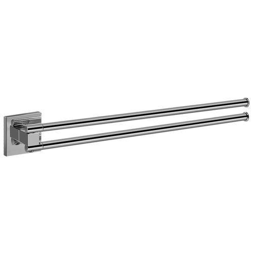 Porte-serviettes 2 barres - E-9103 - GRAFF - mural / en chrome / en nickel
