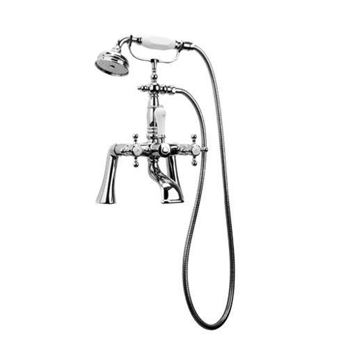 Mélangeur pour douche - E-3890-C2 - GRAFF - pour baignoire / à poser / en métal chromé