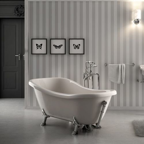 Baignoire à poser - ELLADE - HIDRA - pour habitat / en fibre de verre / de style
