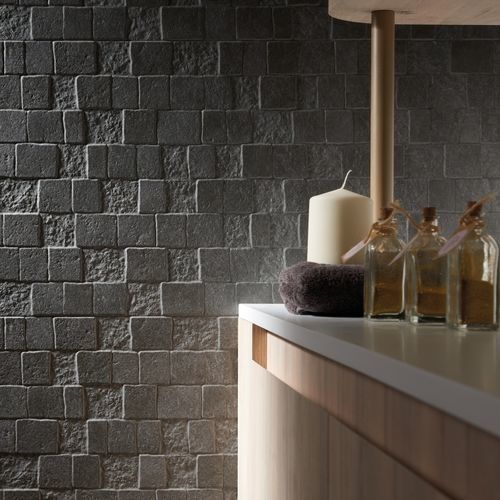 Carrelage en grès cérame - FRAGMENT - IBERO PORCELANICO - mat / finition naturelle / à relief