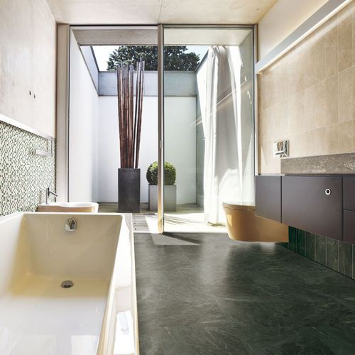 Carrelage en grès cérame - MARMORA - IDEA CERAMICA - en faïence / mat / à relief