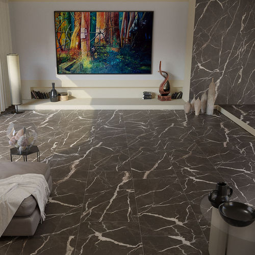 Carrelage en grès cérame - CALACATTA - IL CAVALLINO - poli / d'intérieur / de salon