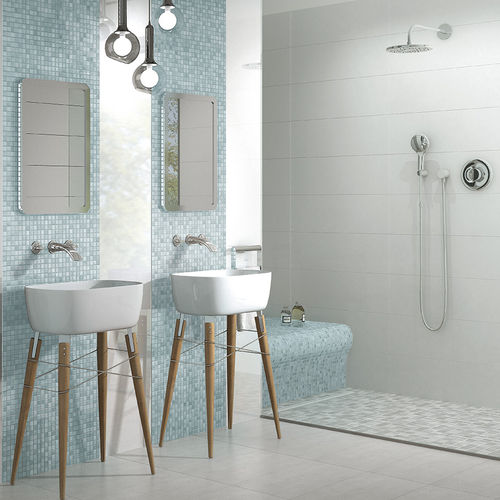 Mosaïque en grès cérame - FRESH : LIGHT BLUE-MIX - JASBA MOSAIK - brillante / de salle de bain / murale