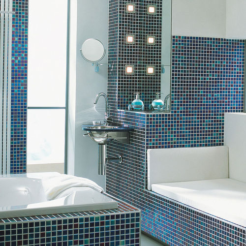 Mosaïque en grès cérame - M2 : SKY BLUE - JASBA MOSAIK - brillante / de salle de bain / murale