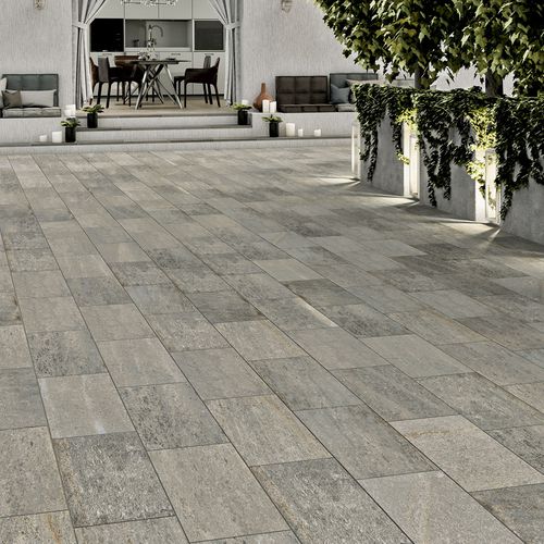 Carrelage d'extérieur - DOLOMITI - LA GUGLIA & KIS CERAMICHE - au sol / en grès cérame / rectangulaire