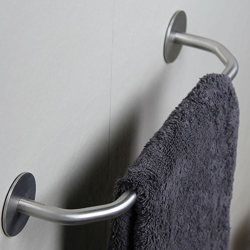 Porte-serviettes 1 barre - TRATTO - KOH-I-NOOR - mural / en acier inoxydable / poli