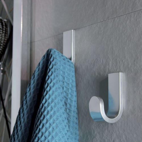 Patère contemporaine - MATERIA - KOH-I-NOOR - en aluminium / individuelle / de salle de bain