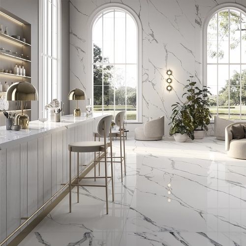 Carrelage en grès cérame - STATUARIO  - LA FABBRICA AVA - brillant / d'intérieur / pour entrée
