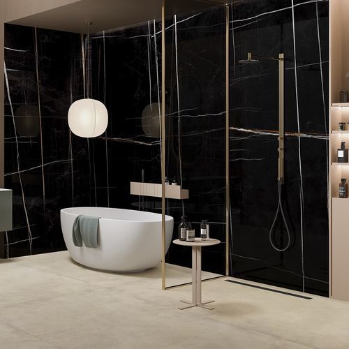 Carrelage en grès cérame - SAHARA NOIR - LA FABBRICA AVA - poli / finition naturelle / d'intérieur