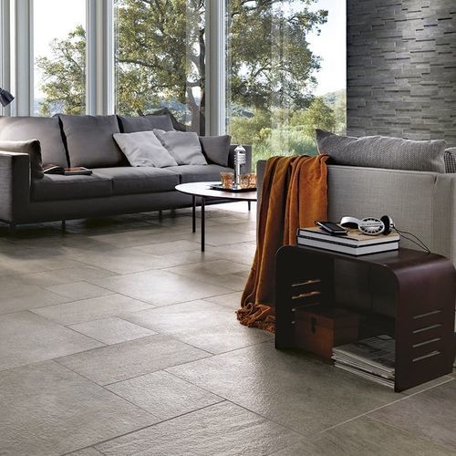 Carrelage en grès cérame - ANTRACITE - LA FABBRICA AVA - en céramique / en gravier / finition naturelle