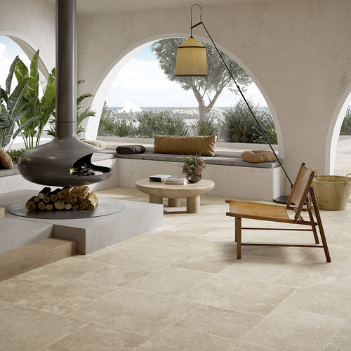 Carrelage en grès cérame - CARPARO - LA FABBRICA AVA - en pierre calcaire / mat / d'intérieur
