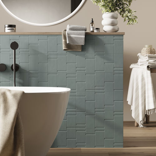 Carrelage en grès cérame - GROOVES  - LA FABBRICA AVA - 3D / lisse / brillant