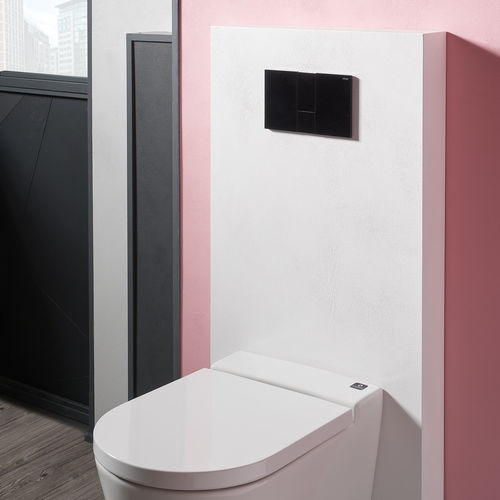 Batî-support pour toilettes suspendues - ACQUABELLA - avec réservoir de chasse d'eau