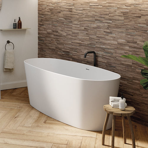 Baignoire ovale - VARS - ACQUABELLA - à poser / pour habitat / en composite