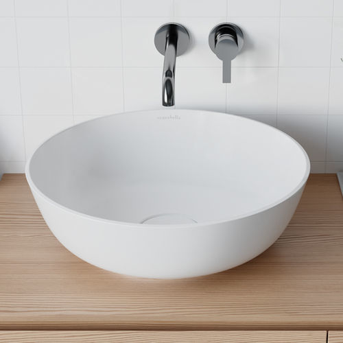 Vasque à poser - VARS XL - ACQUABELLA - en céramique / circulaire / sans trou