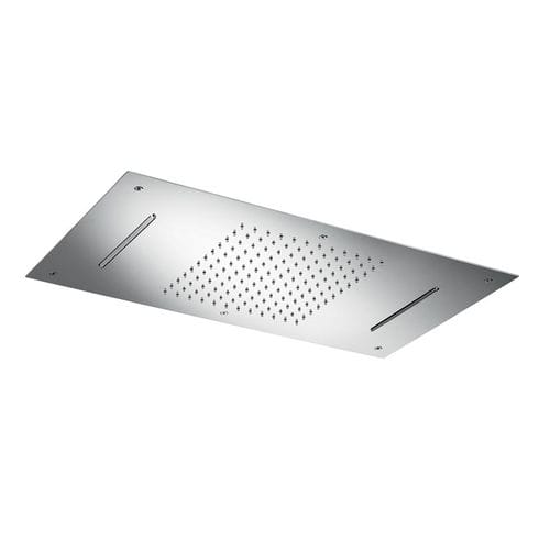 Pommeau de douche encastrable au plafond - E044110 - ALMAR - rectangulaire / pluie / cascade