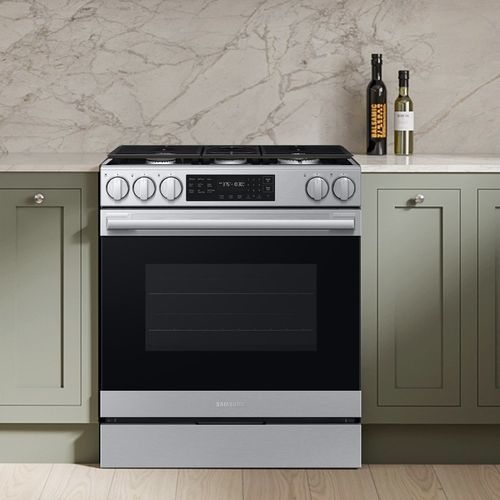 Cuisinière à gaz - NSG80H60SRAA - SAMSUNG Home Appliances - électrique / 6 foyers / 1 four