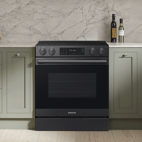 Cuisinière électrique - NSE80H63SEAA - SAMSUNG Home Appliances - 5 foyers / 1 four / à nettoyage manuel